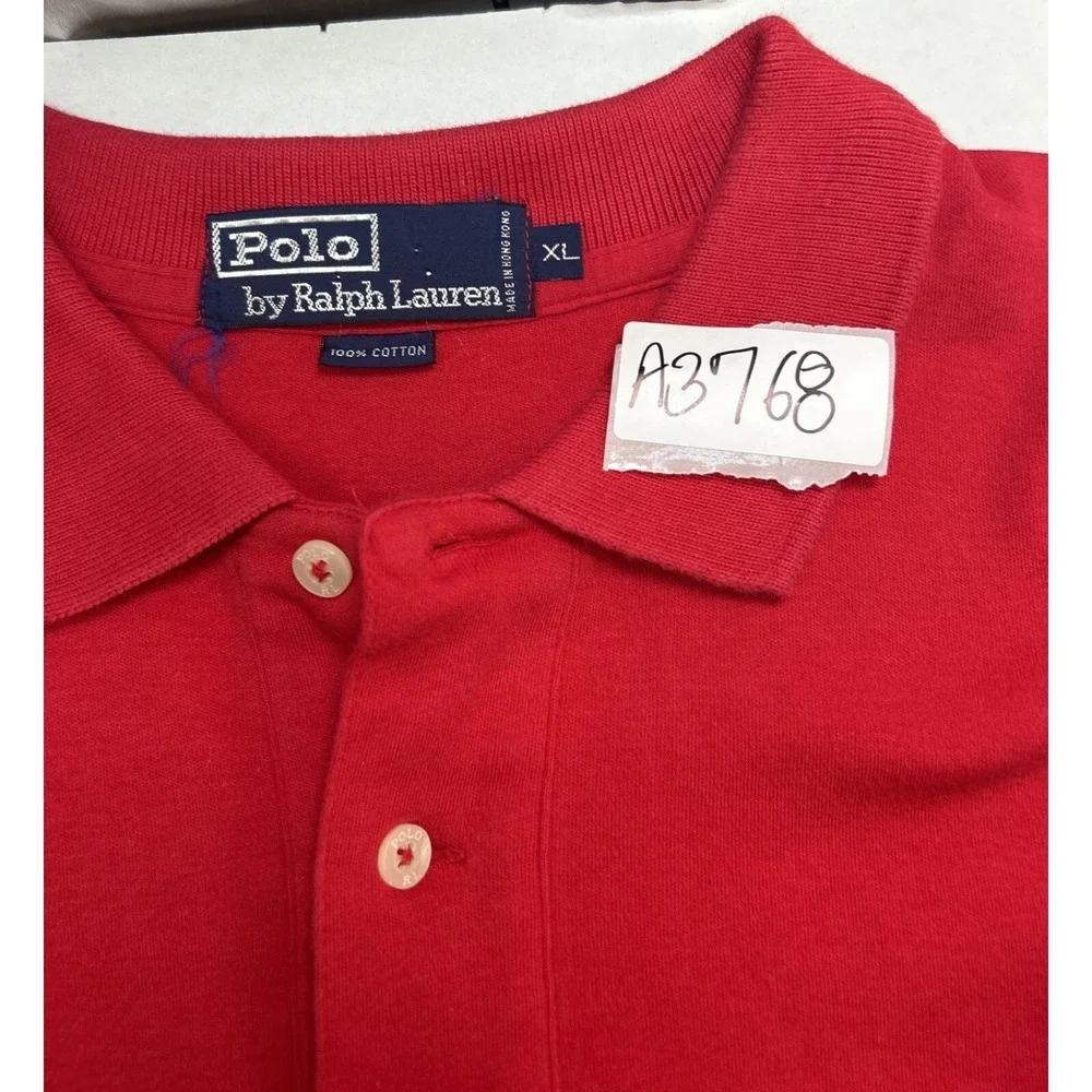Polo Ralph Lauren polo shirt Men's size XL‎ red cotton